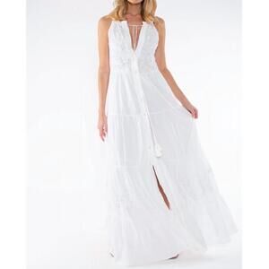NEW TAJ BY SABRINA CRIPPA thira dress in white